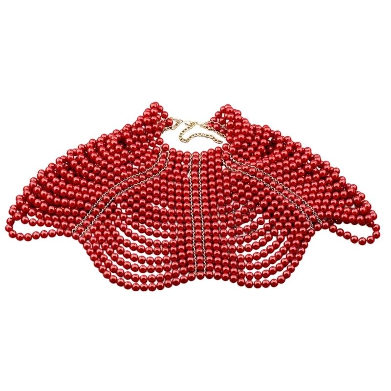 Body Jewelry For You - 49MD Mulheres elegantes xale multicamadas com