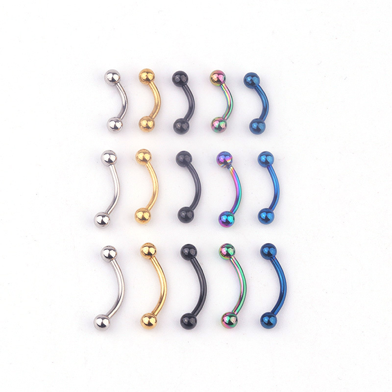Body Jewelry Barbell - 5 peças/lote 16G Aço Inoxidável 316L
