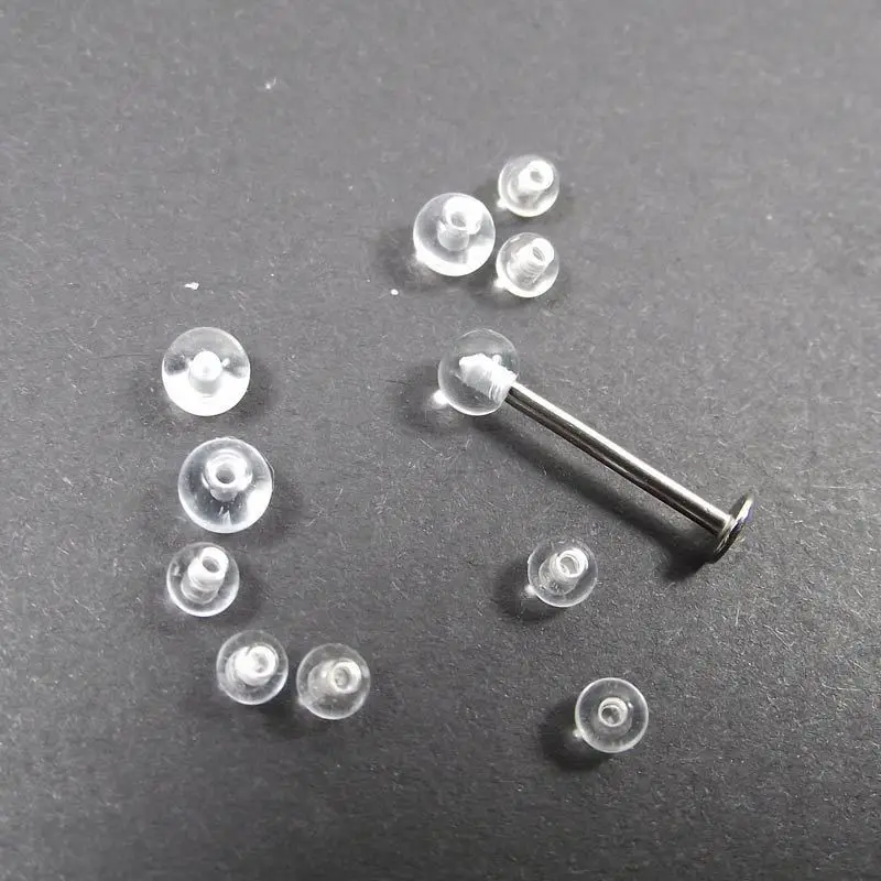 Body Jewelry Barbell - 100 pçs transparente substituição bolas de