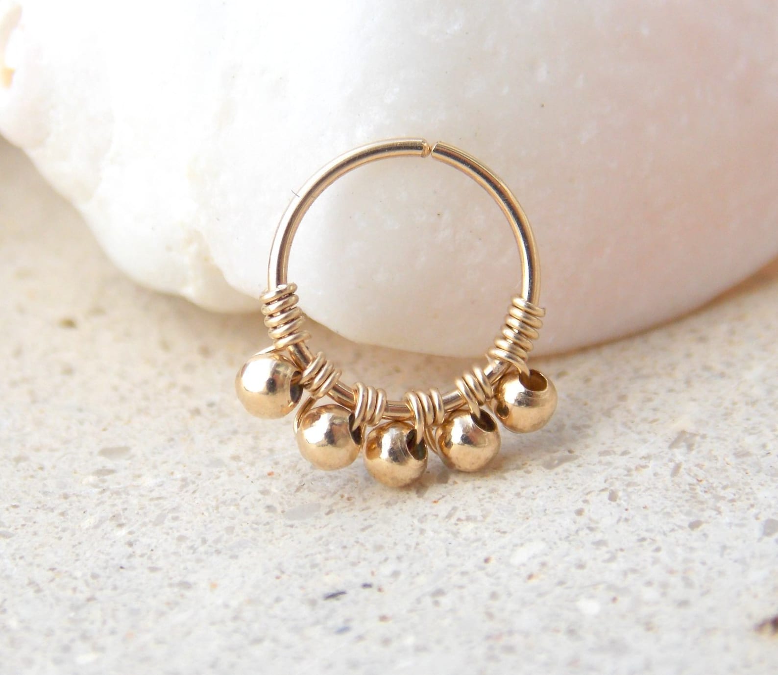 Body Jewelry Hangers - Piercing de Nariz em Ouro 14K