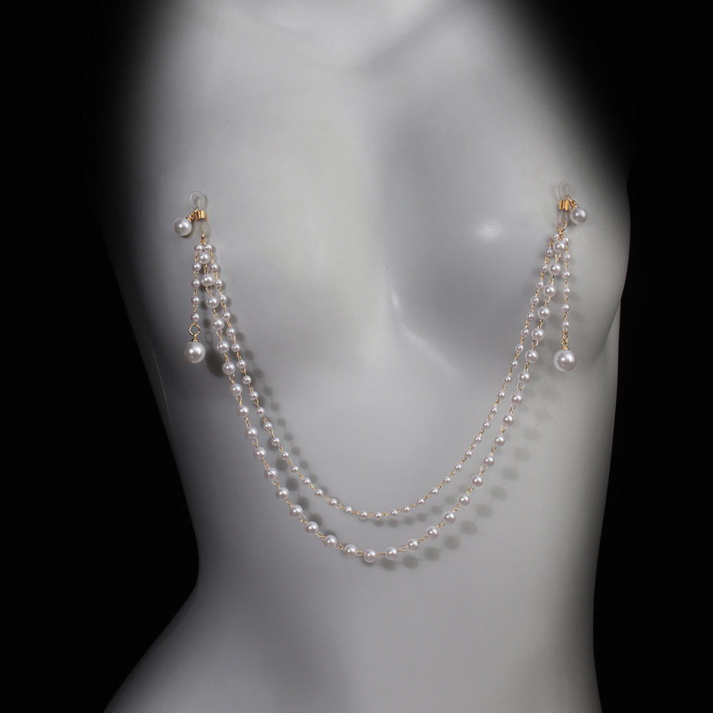 Body Jewelry And Piercing - Corrente de Peito com Borlas de