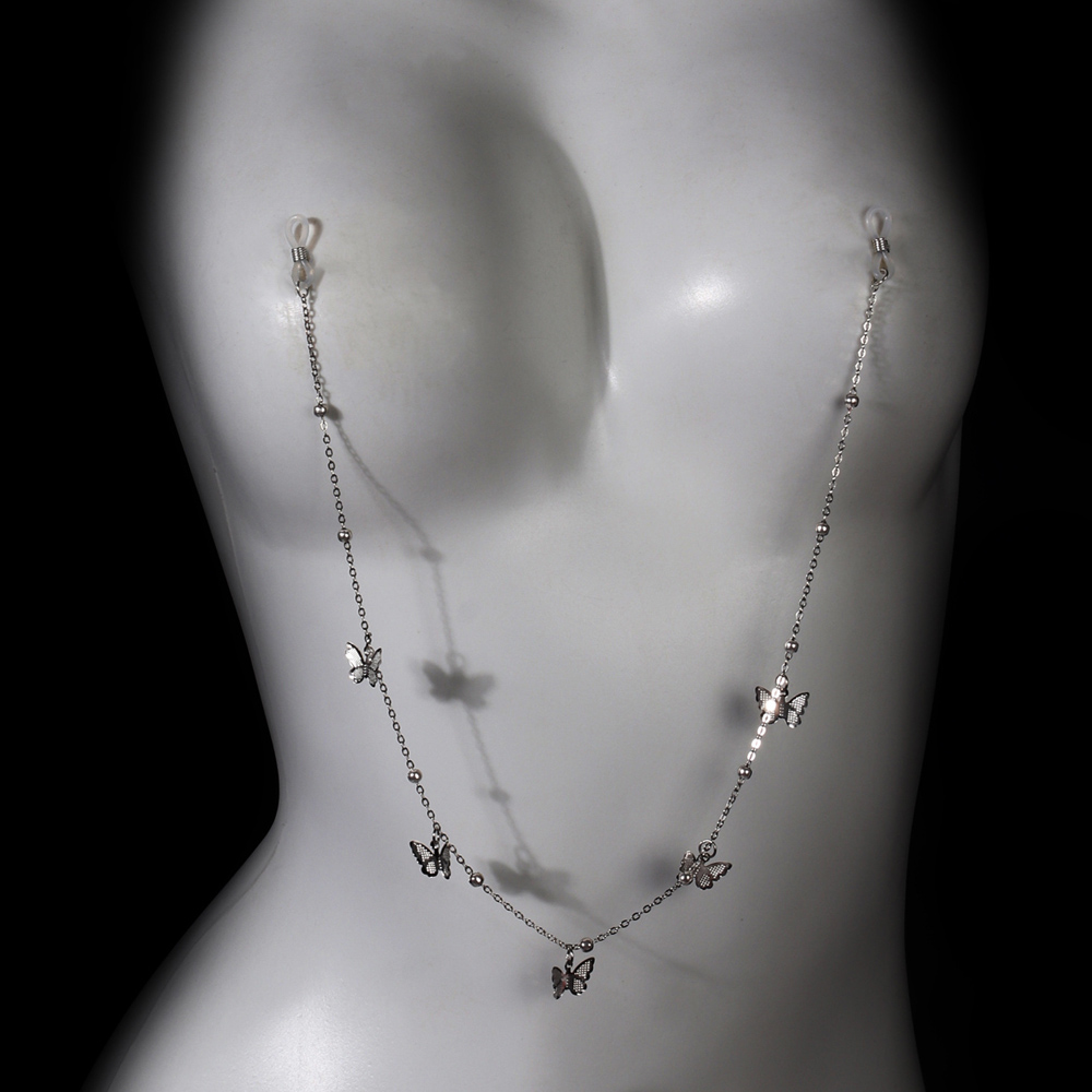 Body Jewelry And Piercing - Corrente de Peito Sexy de Metal