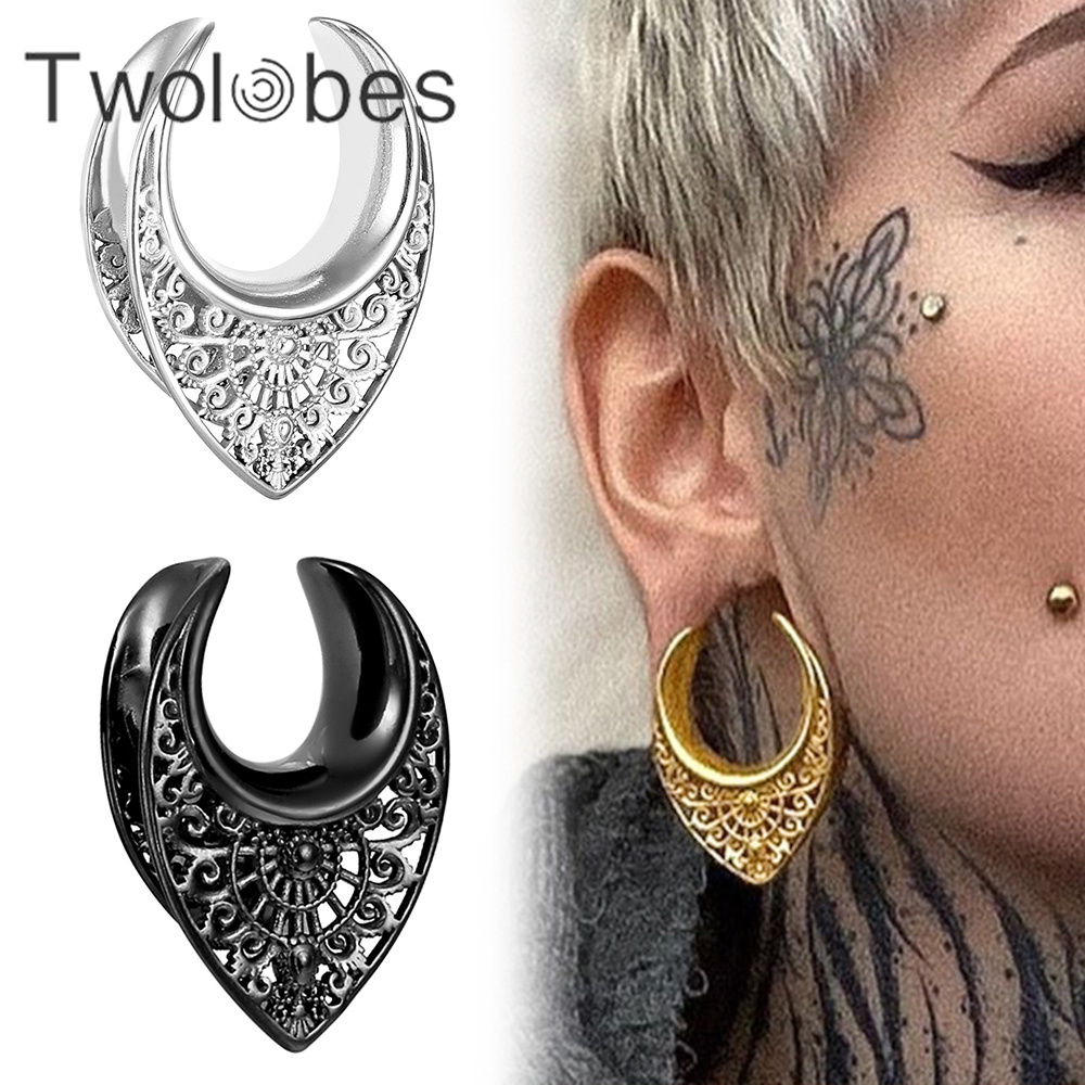 Body Jewelry Hangers - Twolobes 2 peças vintage 316 aço