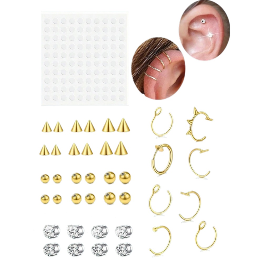 Body Jewelry And Piercing - Anéis de nariz falsos, septo falsos