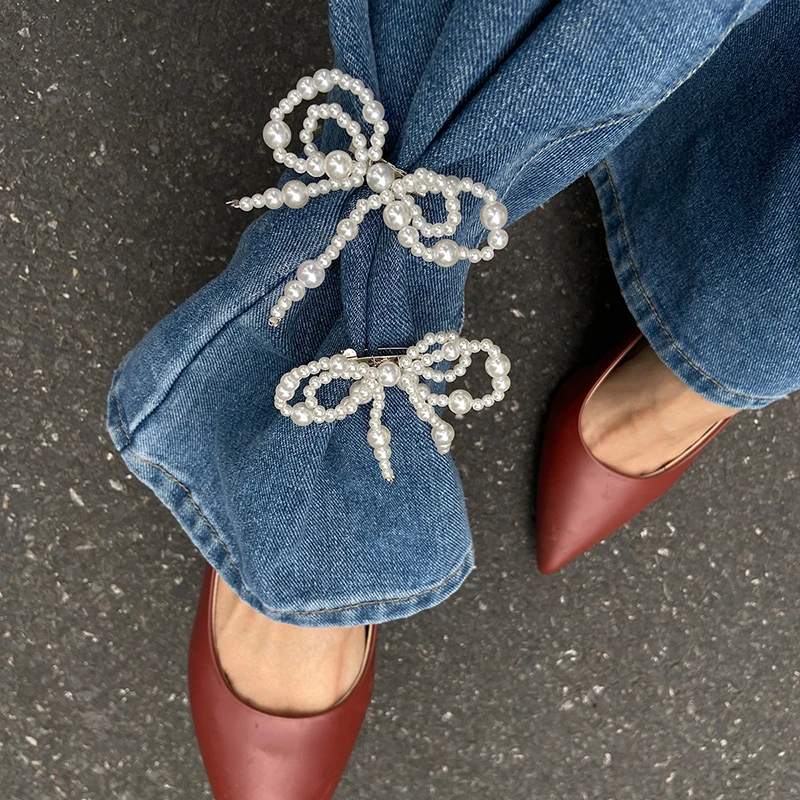 Body Jewelry Leg Chain - Nova moda imitação de pérola arco
