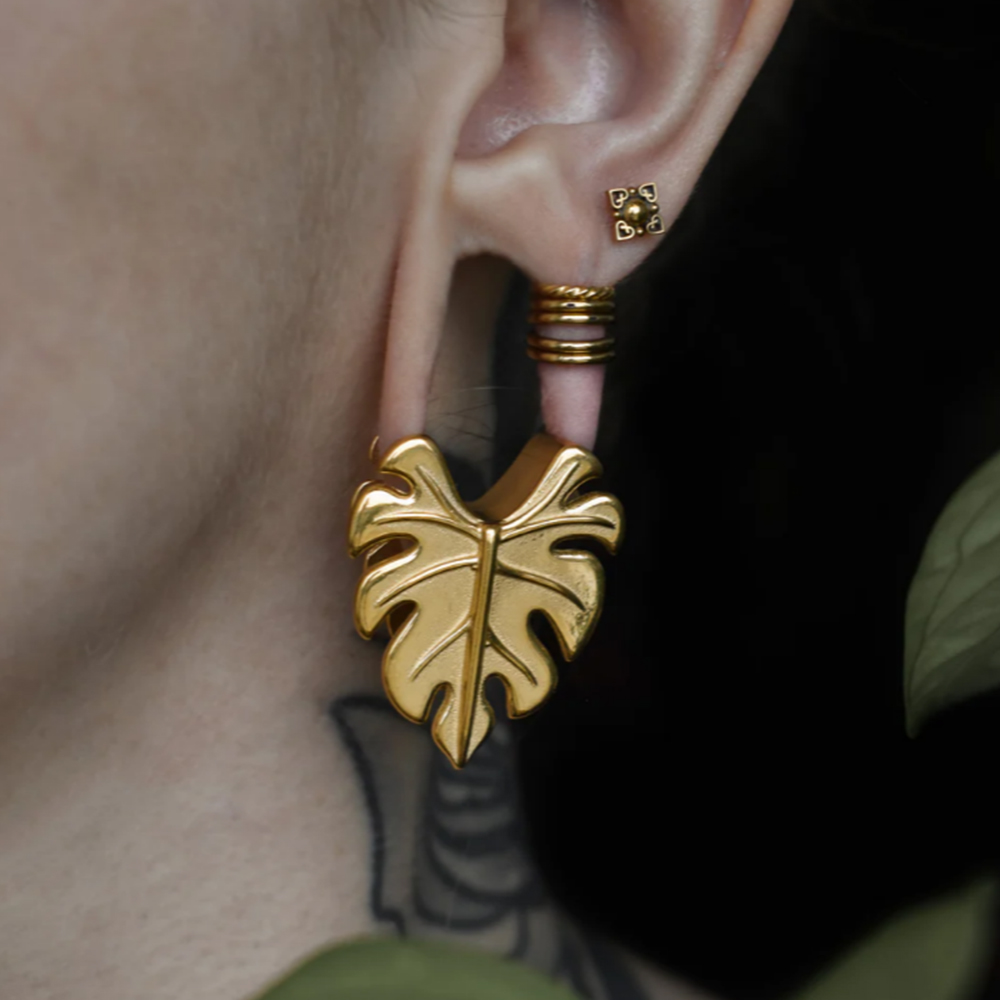 Vanku 2 pçs folhas abertas sel - Body Jewelry Hangers avaliação e preço