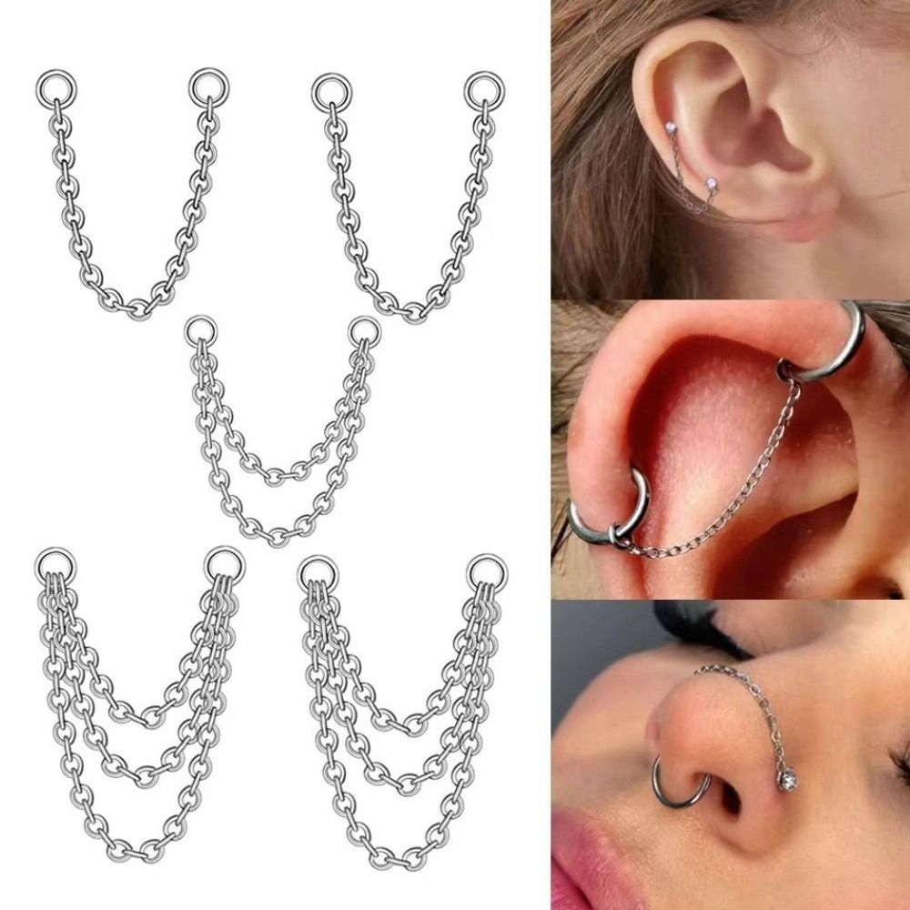 Corrente de Titânio para Nariz - Body Jewelry And Piercing avaliação e preço
