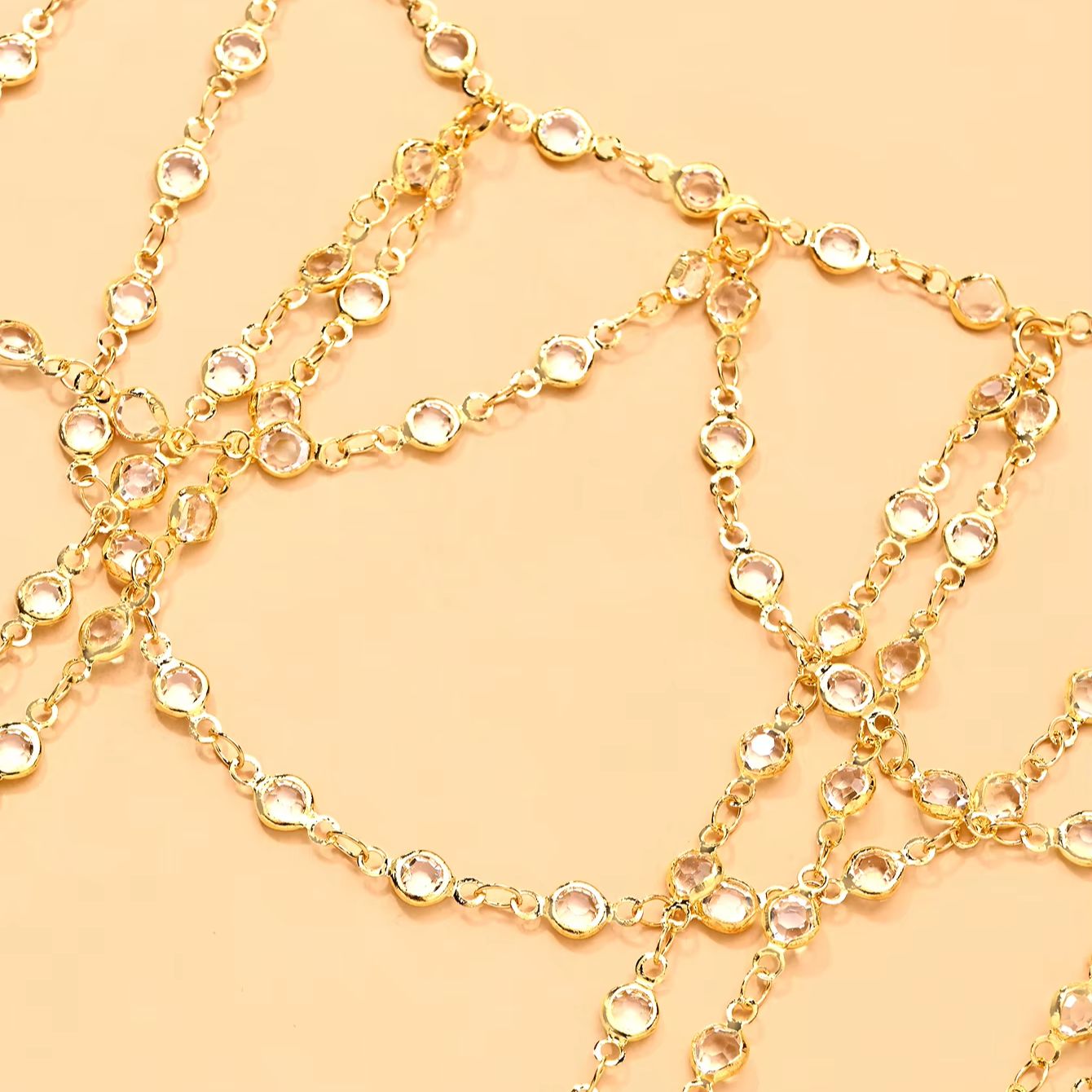 Corrente de Corpo Banhada a Ou - Body Jewelry Bra avaliação e preço