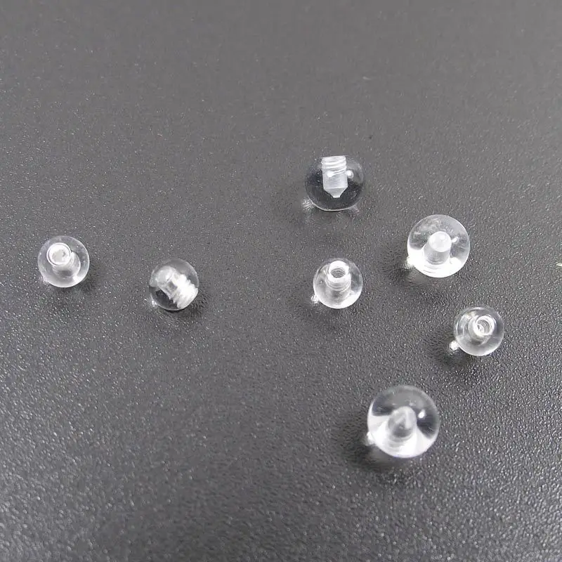 100 pçs transparente substitui - Body Jewelry Barbell avaliação e preço