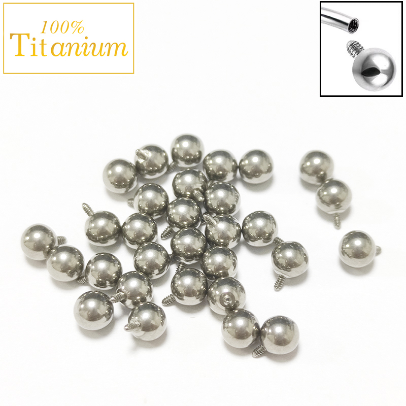 10pc grau de implante astm g23 - Body Jewelry Replacement Ball avaliação e preço