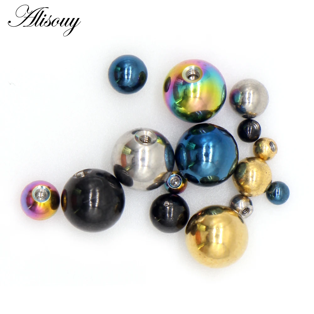 Alisouy 10 peças/lote bolas de - Body Jewelry Replacement Ball avaliação e preço