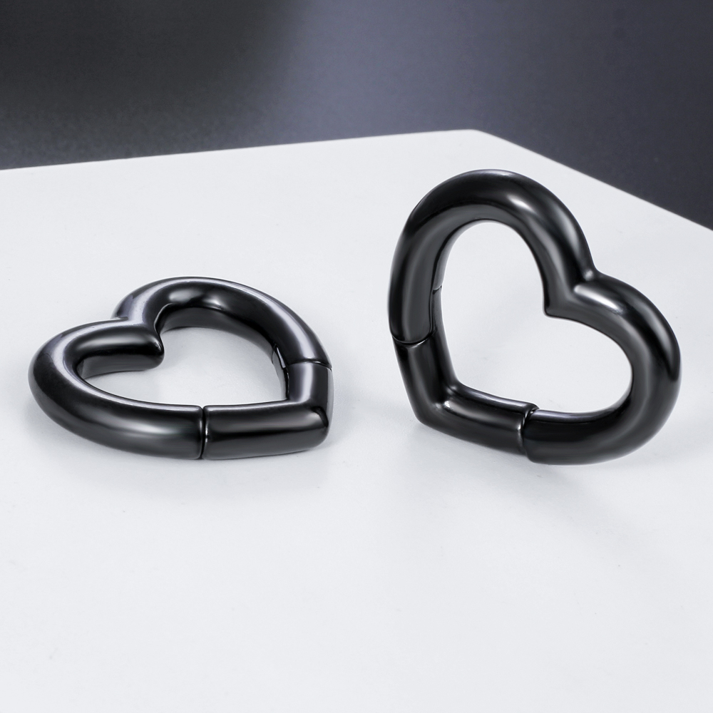 Twolobes 2 peças coração 316 m - Body Jewelry Hangers avaliação e preço