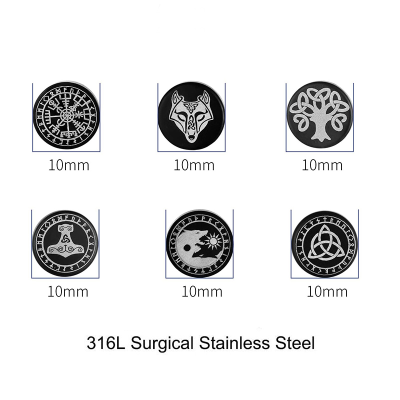 1 Par de Brincos Viking com Ba - Body Jewelry Barbell avaliação e preço