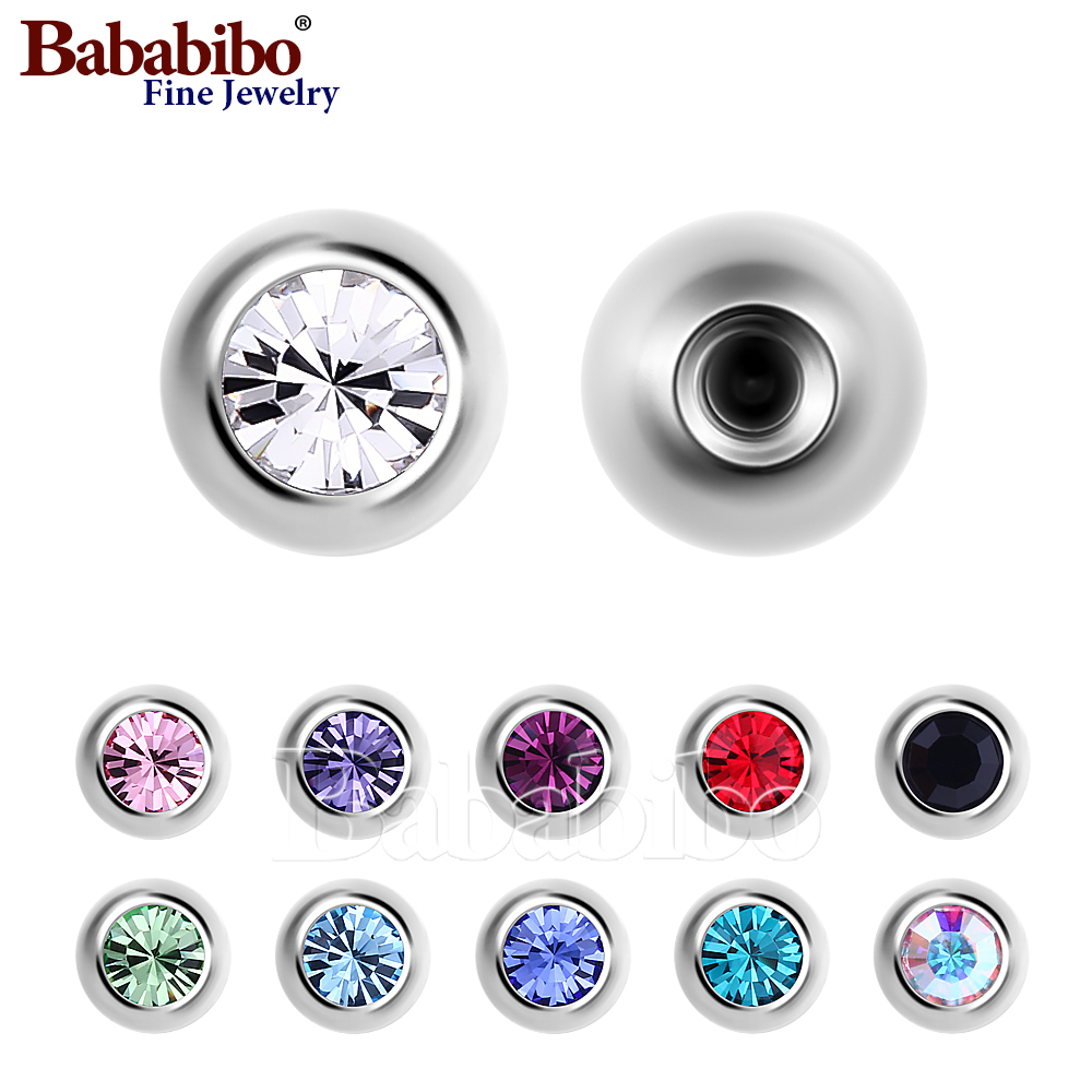 10 peças de reposição de titân - Body Jewelry Replacement Ball avaliação e preço