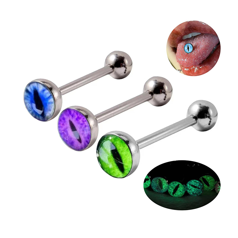 Piercing de Língua 14G Olho de - Body Jewelry Barbell avaliação e preço