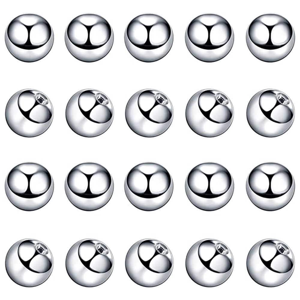 Bolas de substituição de aço c - Body Jewelry Barbell avaliação e preço