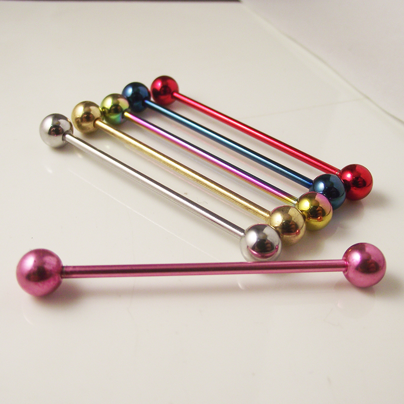 Anel de língua neon doce, 2 pe - Body Jewelry Barbell avaliação e preço