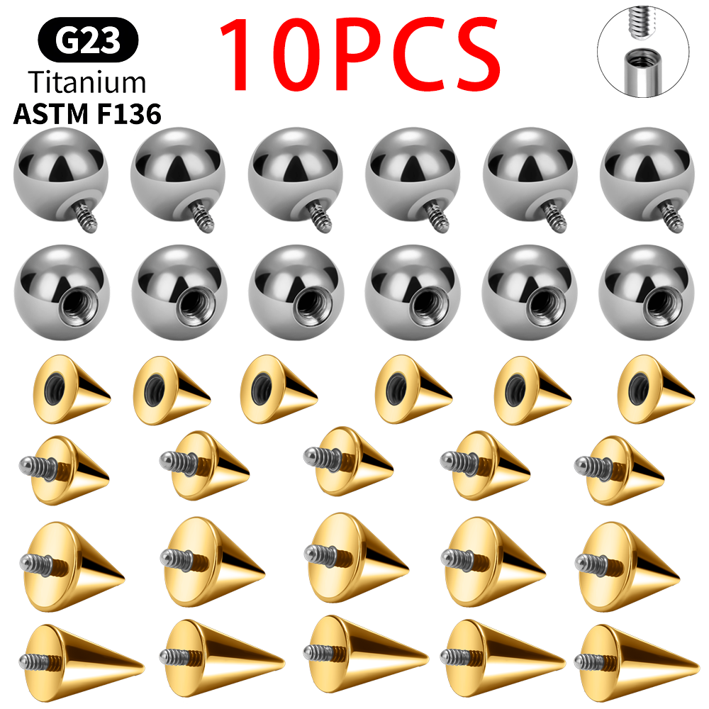 Conjunto de 10 Peças de Substi - Body Jewelry Replacement Ball avaliação e preço
