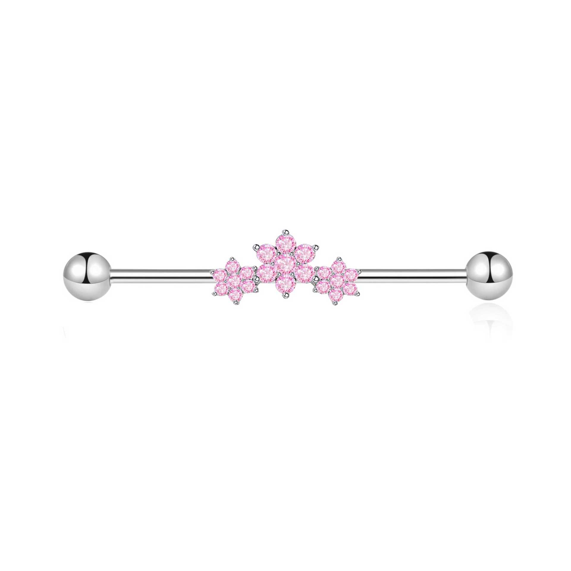Piercing Industrial Banhado a  - Body Jewelry Barbell avaliação e preço