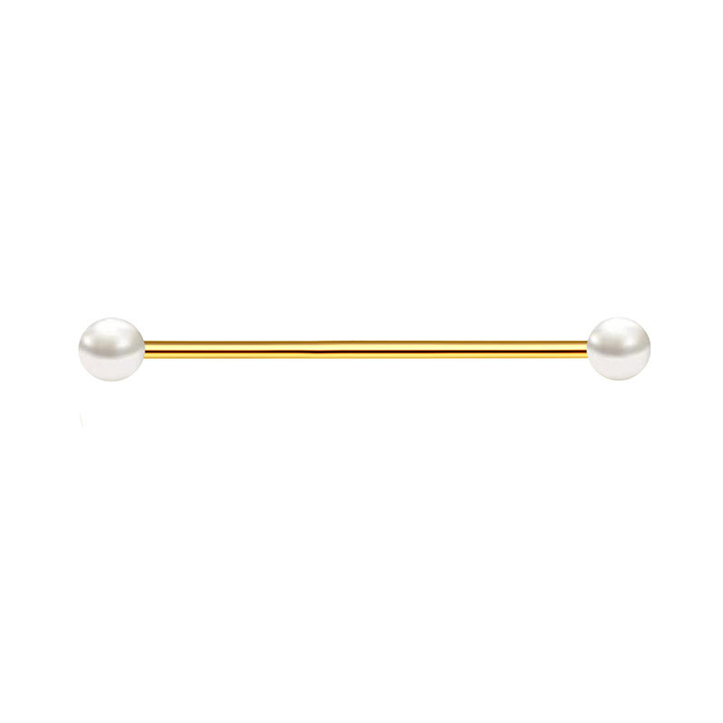 Piercing Industrial Banhado a  - Body Jewelry Barbell avaliação e preço