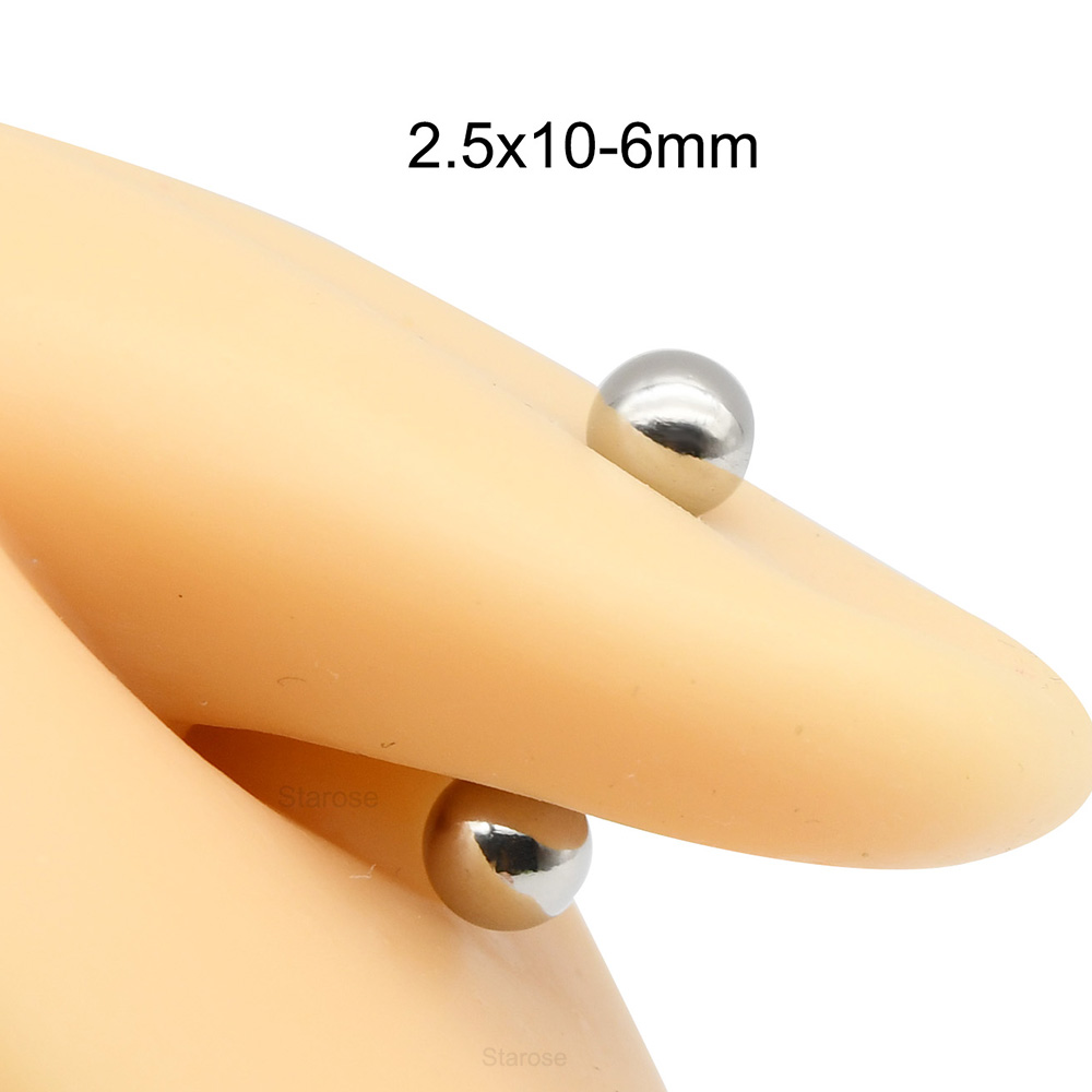 Piercing de barra reta de aço  - Body Jewelry Barbell avaliação e preço