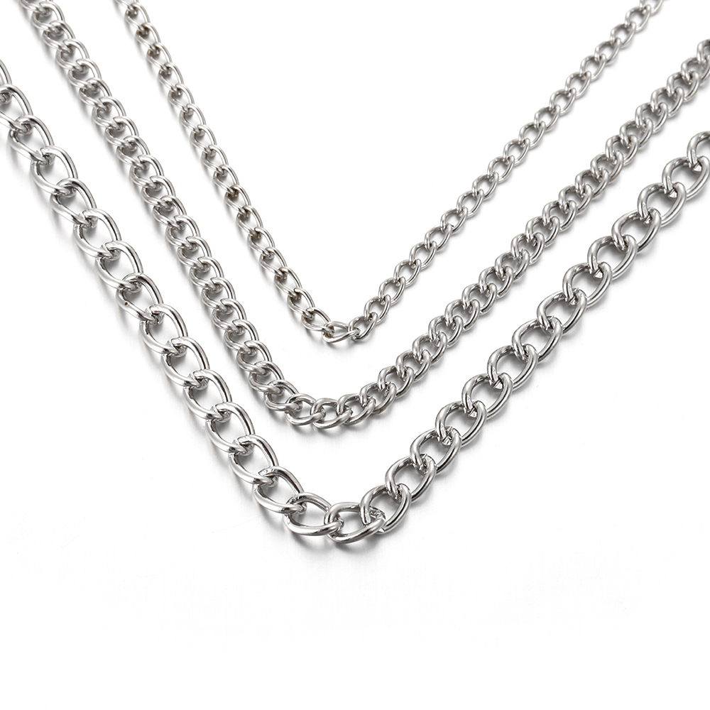 Corrente Fina de Metal Oval Pl - Body Jewelry For You avaliação e preço