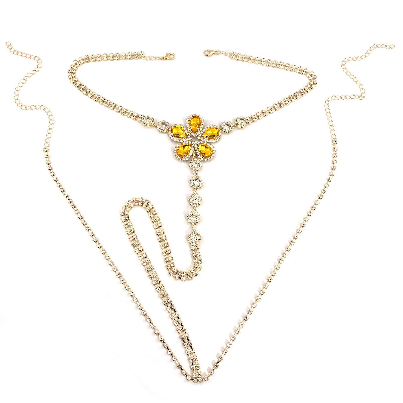 1pc em forma de flor sexy stra - Body Jewelry For You avaliação e preço