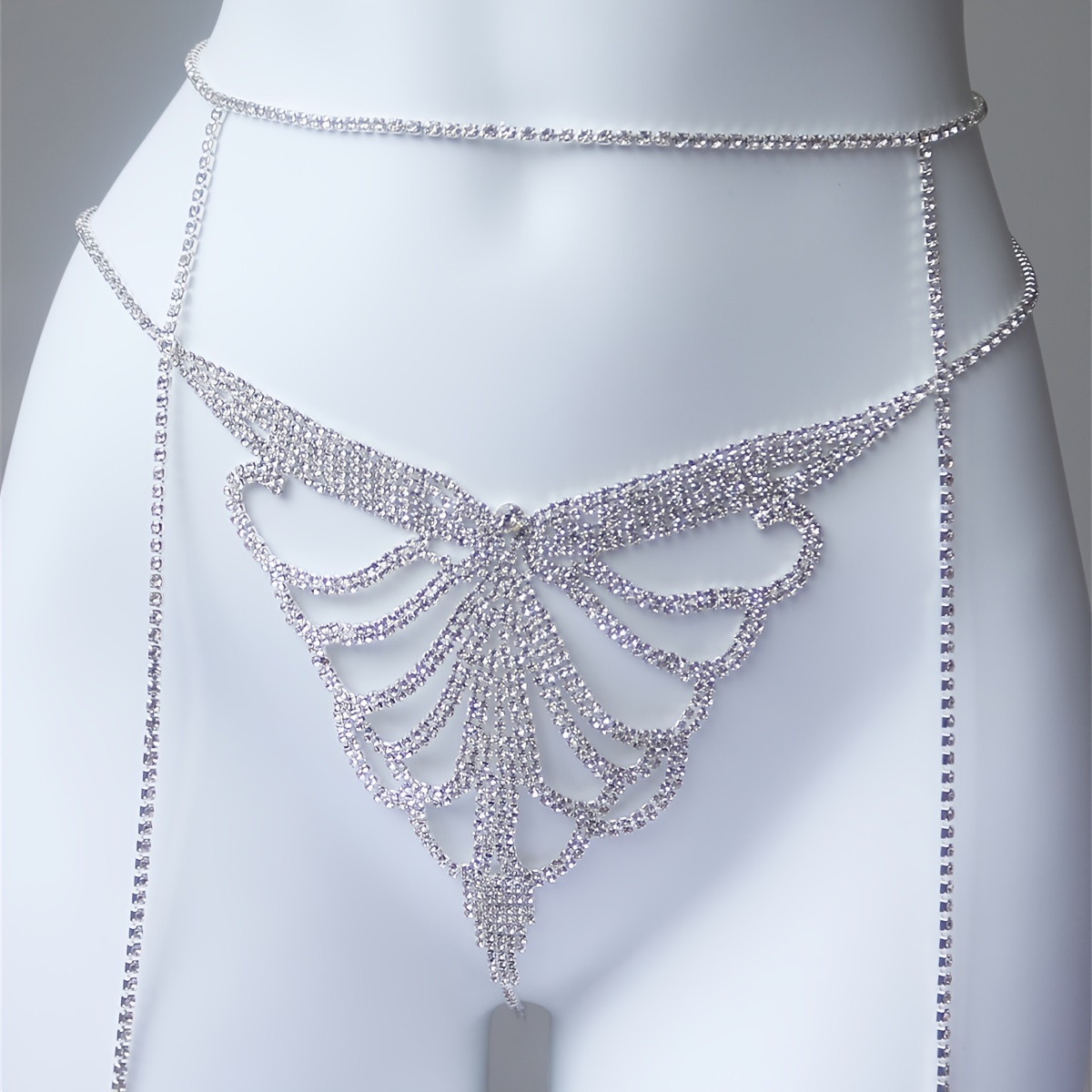 Sparkling Cadeia cintura com S - Body Jewelry For You avaliação e preço