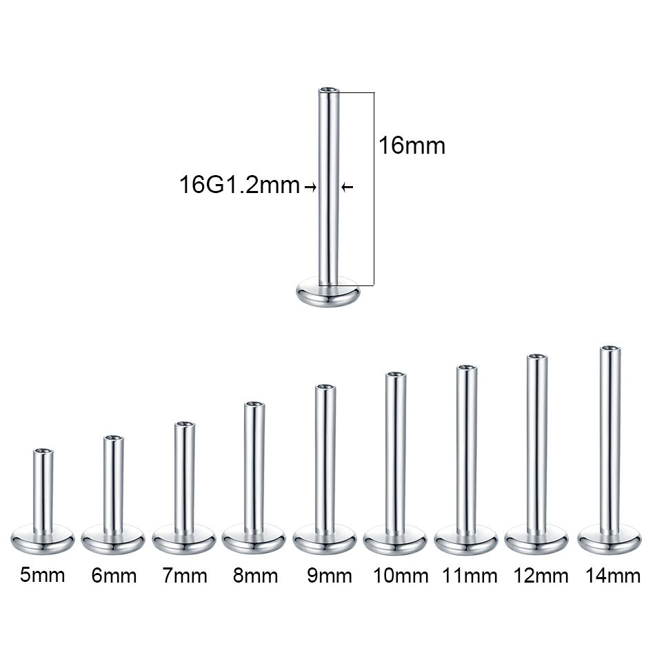 Aço cirúrgico Labret para Lip  - Body Jewelry Barbell avaliação e preço